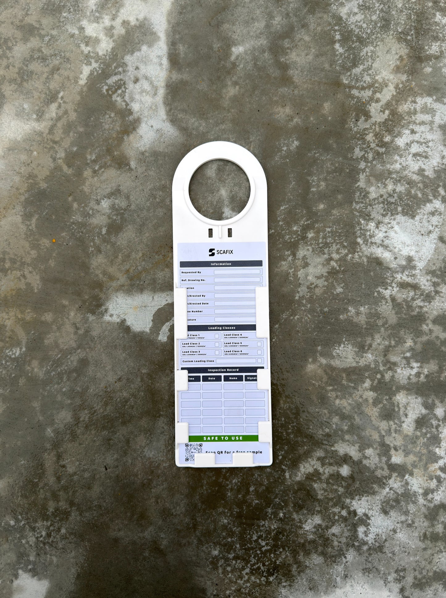 Scafix Scaffold Tag Kit (10 Holders + 20 Tags)